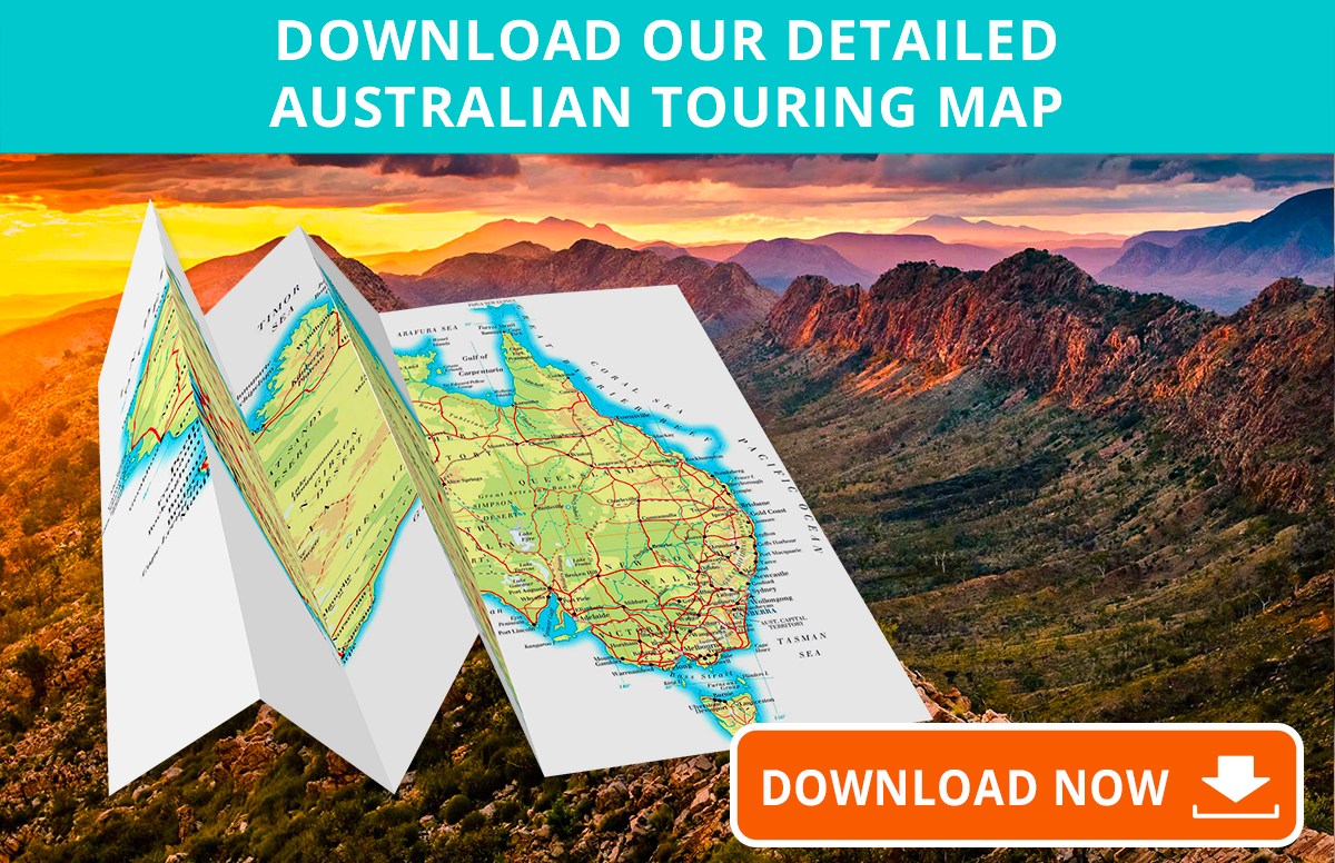 map of australia road trip