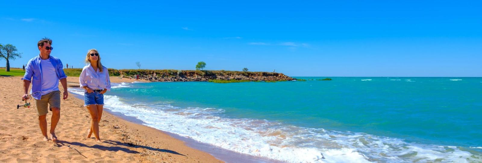 Broome beach walk