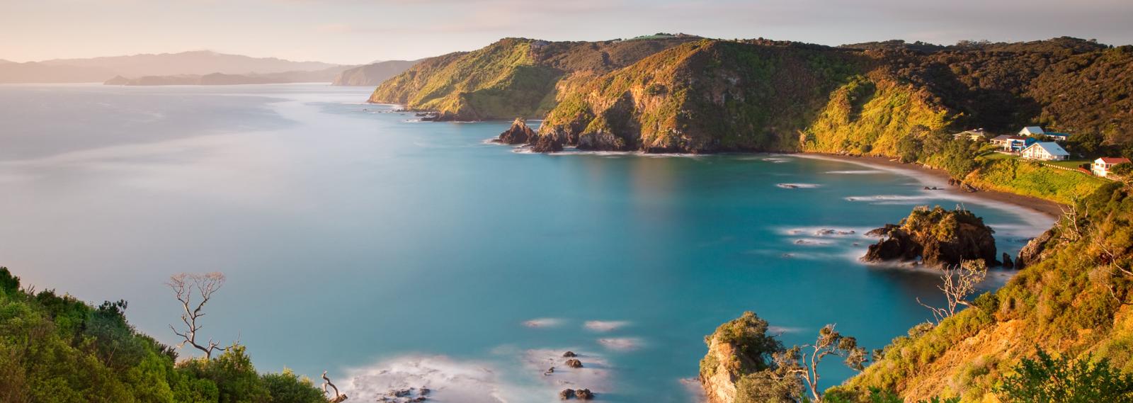 a beautiful calm day in the Bay of Island, Northland.