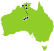 14 Day Highlights of Northern Territory Small Map