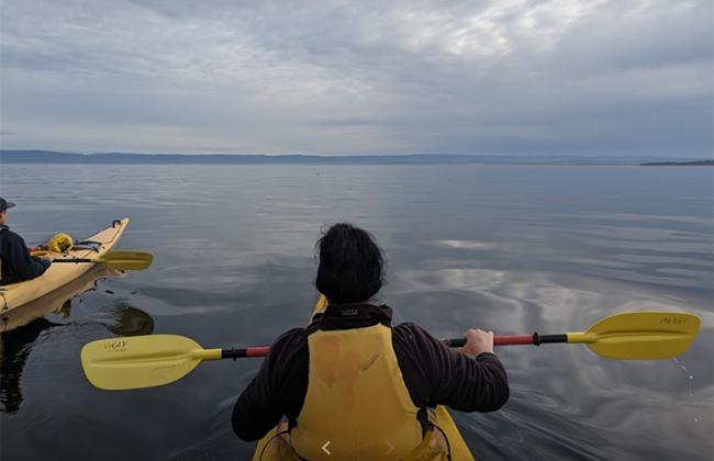 Paddling at Freycinet NP