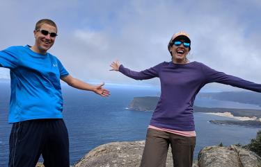 Overlooking Tasmanian Coast