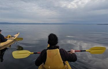 Paddling at Freycinet NP