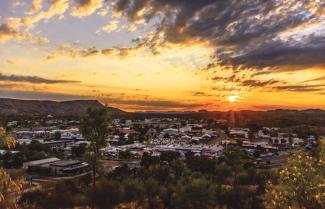 Alice Springs sunset