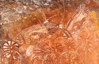 Uluru Cave Paintings