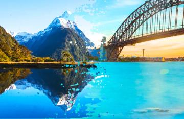 Contrasts of AU and NZ