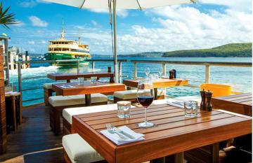 Dining harbourside in Sydney