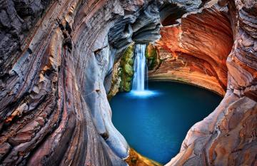 The marvel of freshwater sink holes in Karijini National Park